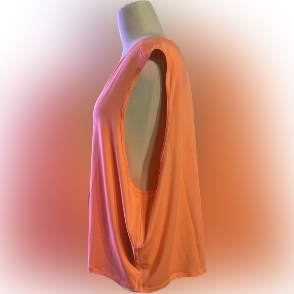 Fabletics Dry Flex Muscle Tank Orange Size 3X - Picture 2 of 4